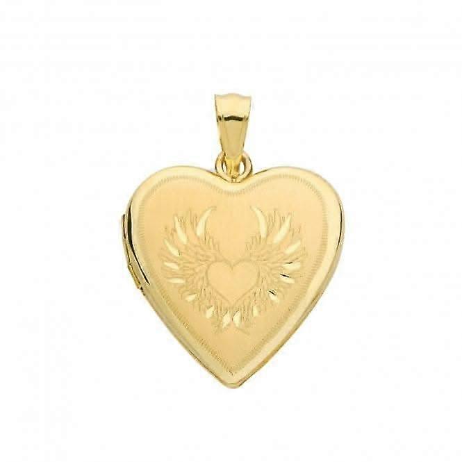 9ct Yellow Gold Heart Locket PN1104