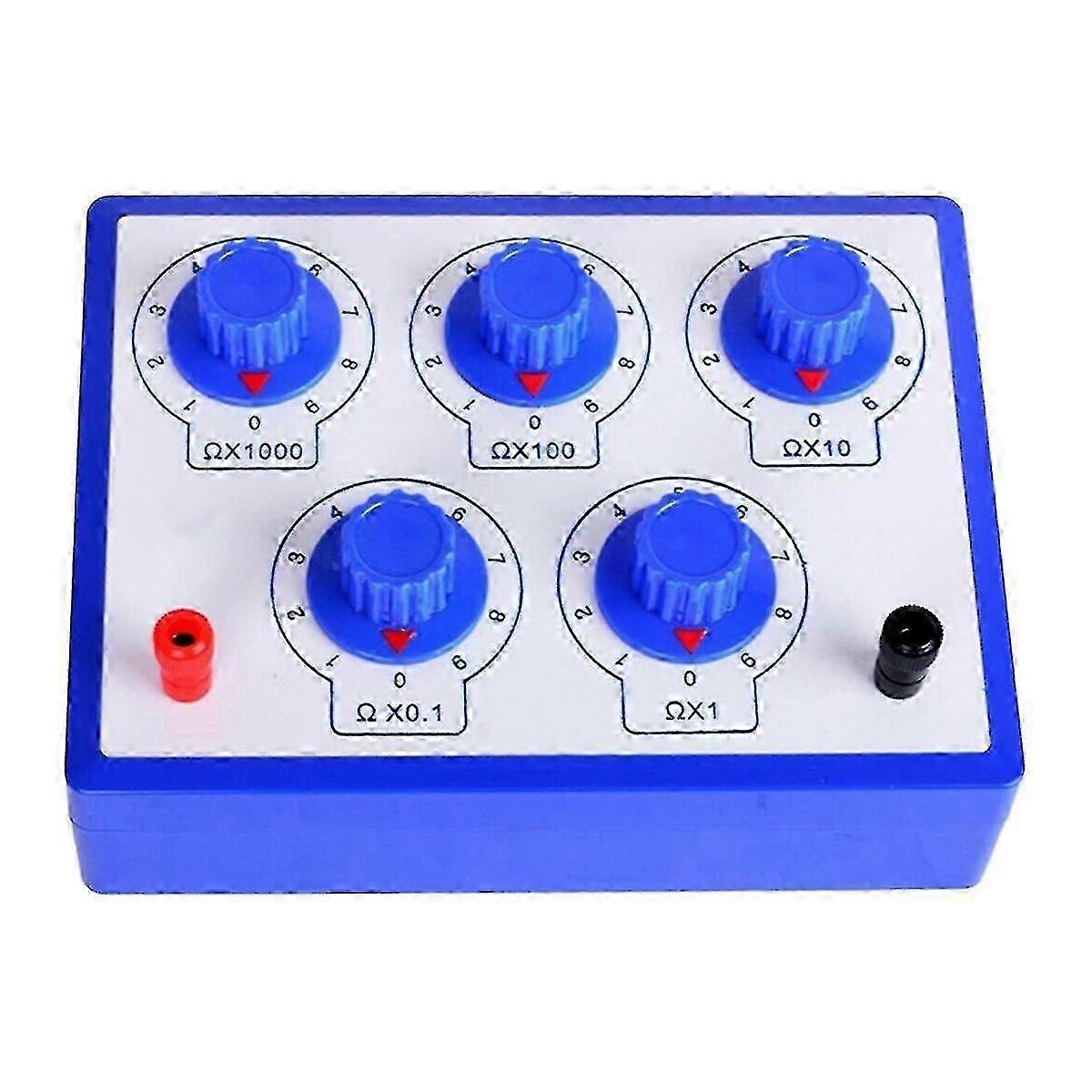 J2361 Resistance Box Precision Variable Decade Resistor 0-9999.9 Resistance Meters For Teaching Ins