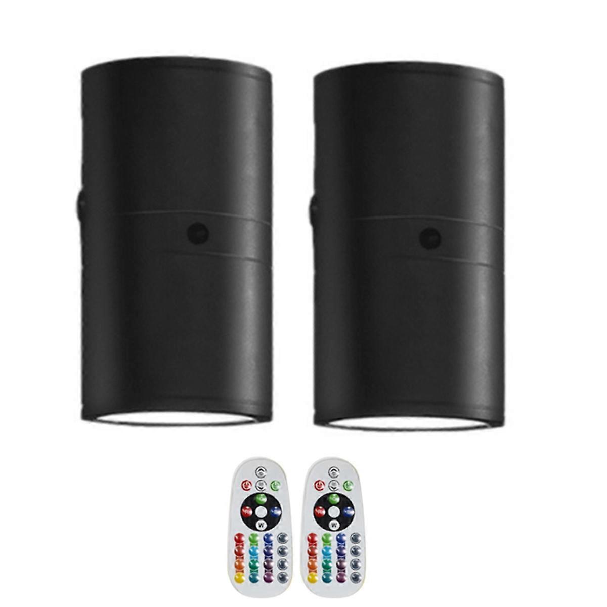 LED RGB Wall Lamp, Remote Control, EU Plug