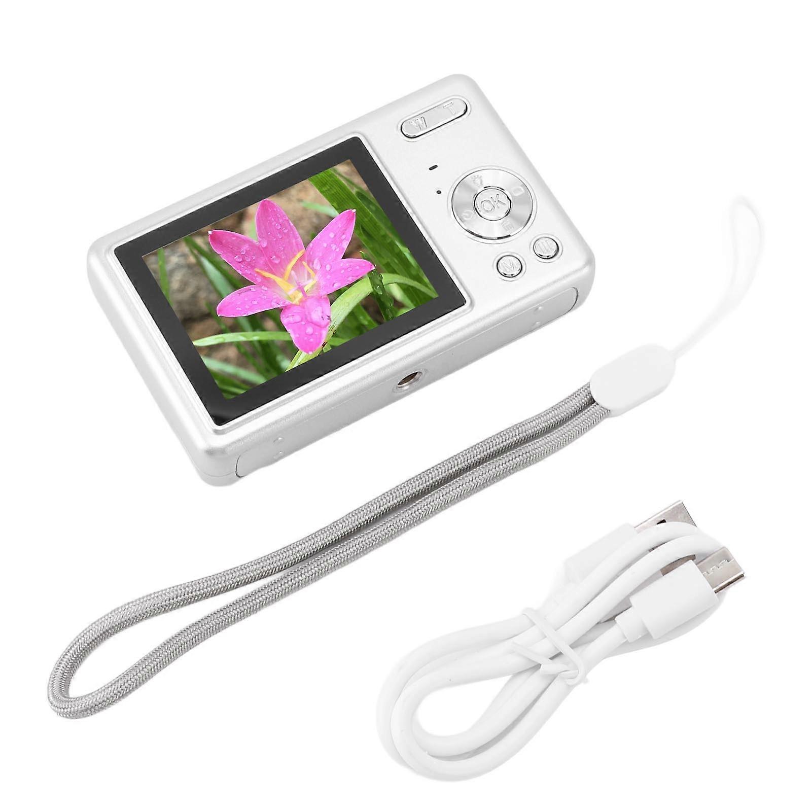 Kids 1080P Digital Camera - 12MP, 16X Zoom, Easy Operation, 2.4" Display, Versatile Use