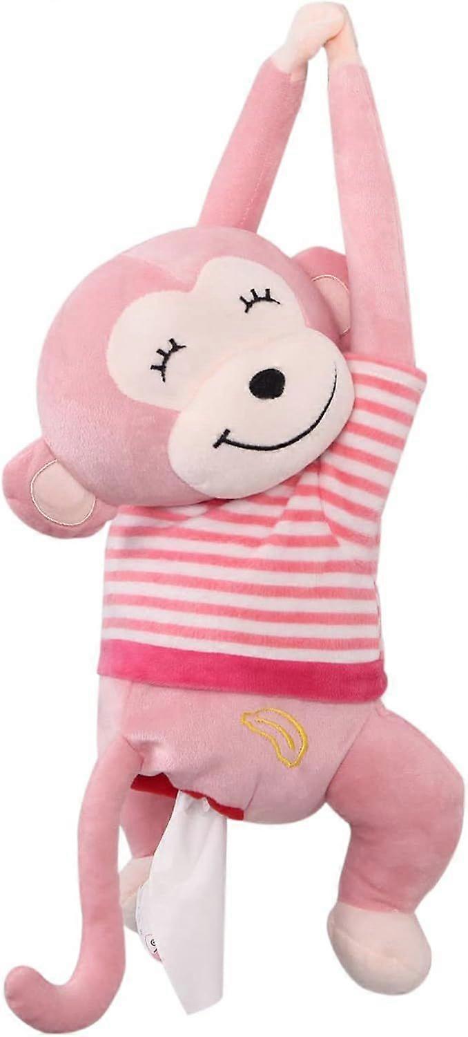 Tissue Holder for Car, Monkey Butt Tissue Box Dispenser, Paper Towel Storage Container Wrapper