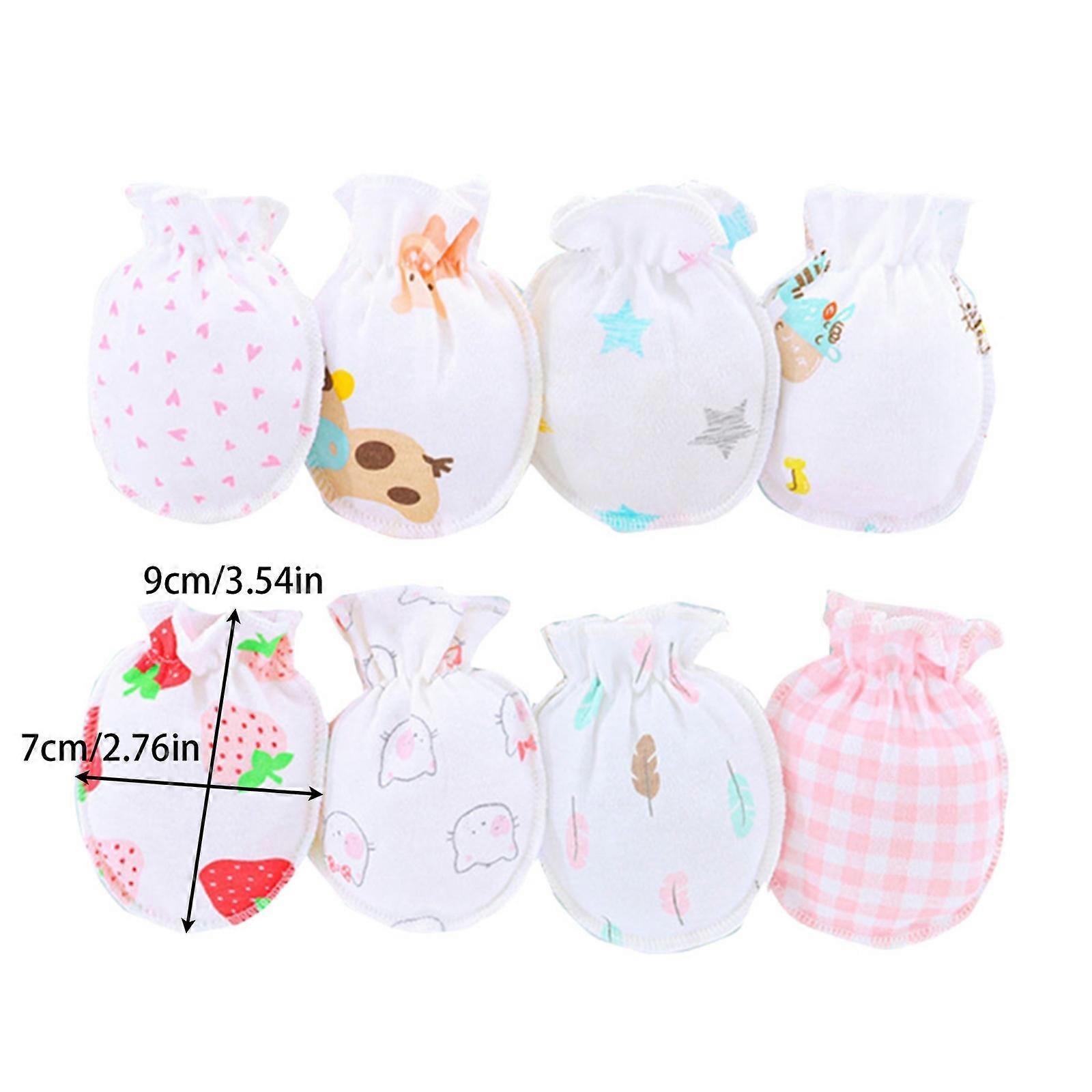 新生児の赤ちゃんの綿漫画の手袋幼児の幼児の傷なしミトンユニセックスの赤ちゃんのミットの女の子