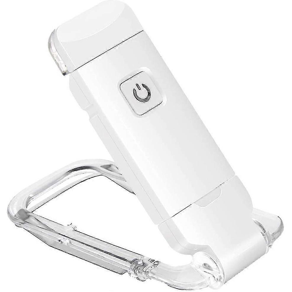 Reading Light, Portable Clip - on Design, Rechargeable, with On - Off Switch, Ideal for Reading in Bed or on the Go