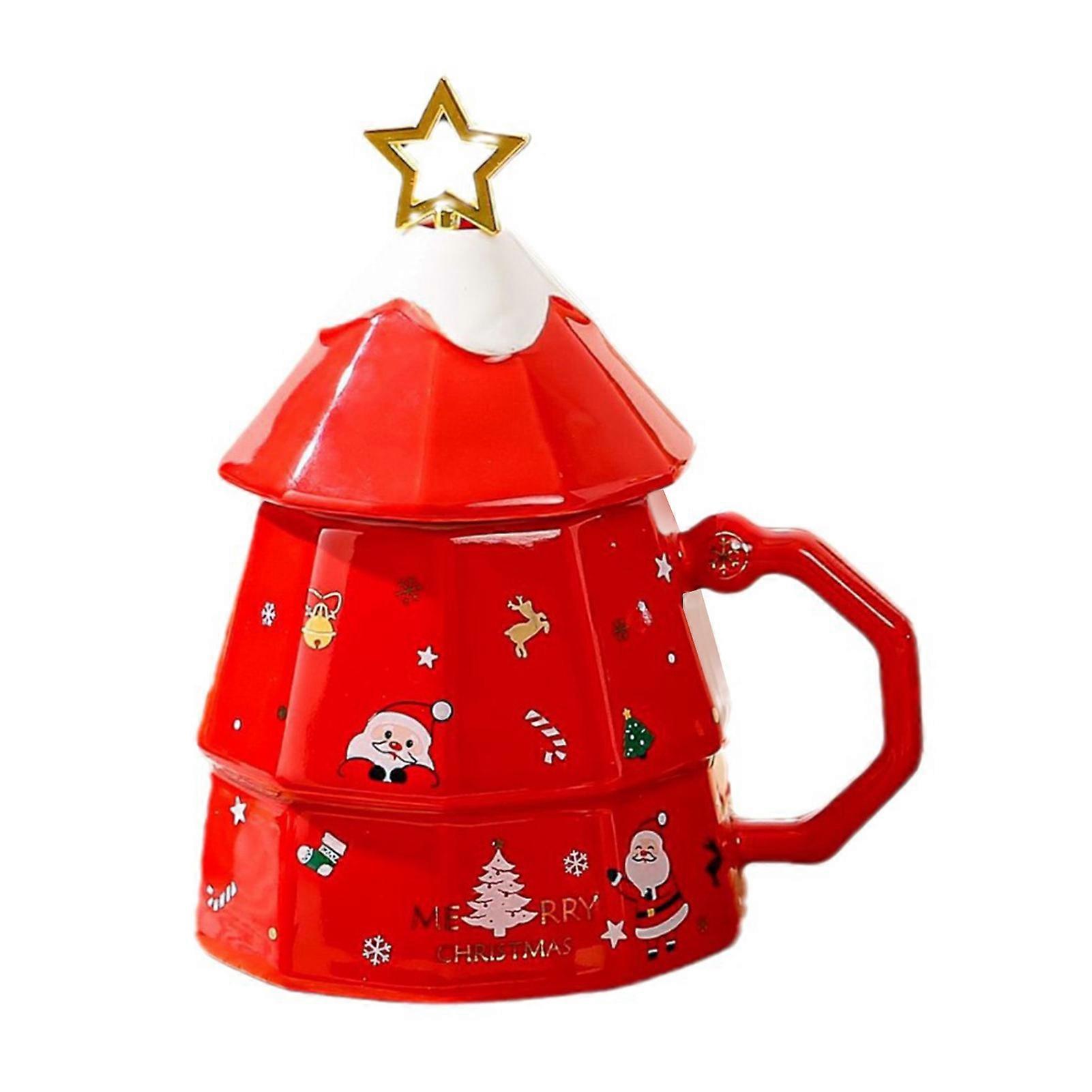 Creative Christmas Ceramic Mug Outstanding Durability Practical Drinkware