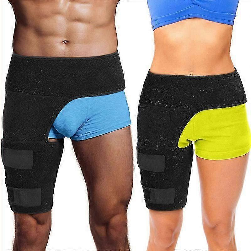 Hip Brace For Sciatica Pain Relief Hamstring Compression Sleeve Groin Brace Si Belt Adjustable Support For Si Joint, Sciatic Nerve, Hip ReplacementP20