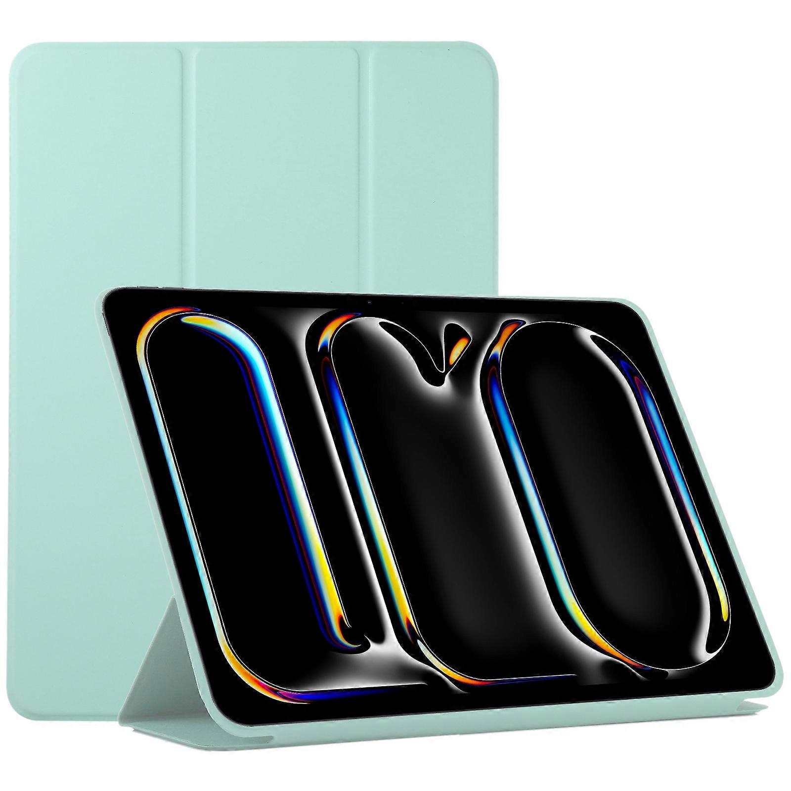 Clipe de dupla face sem fivela magnética PU Smart Tablet Case