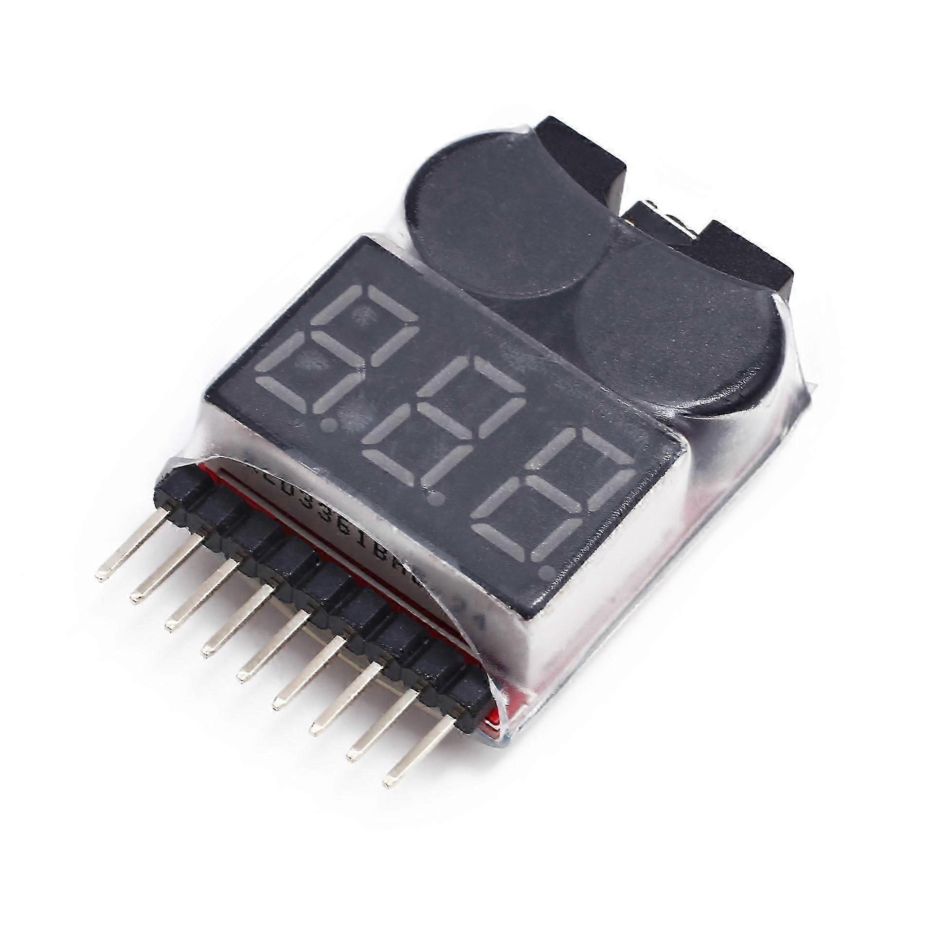 1-8s Lipo Battery Tester Buzzer Checker with LED Indicator(6PCS)