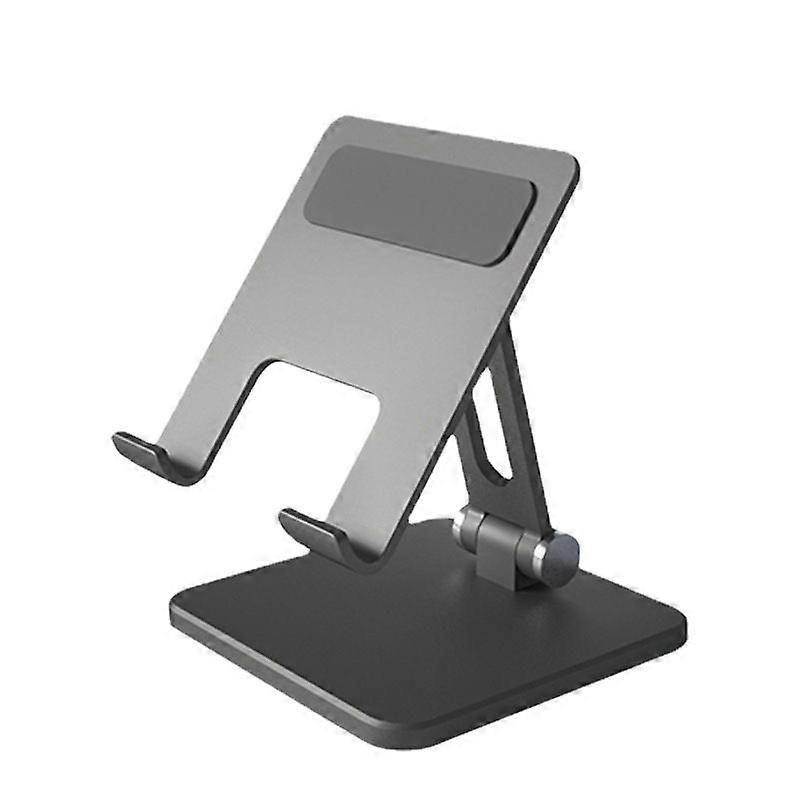 Mobile phone stand desktop folding support (1 piece gray)