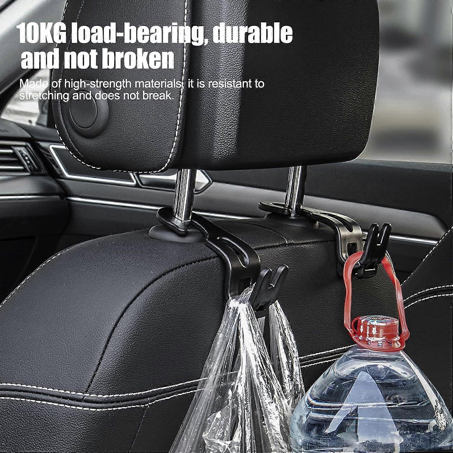4 Pack Car Seat Hooks Car Headrest Hooks