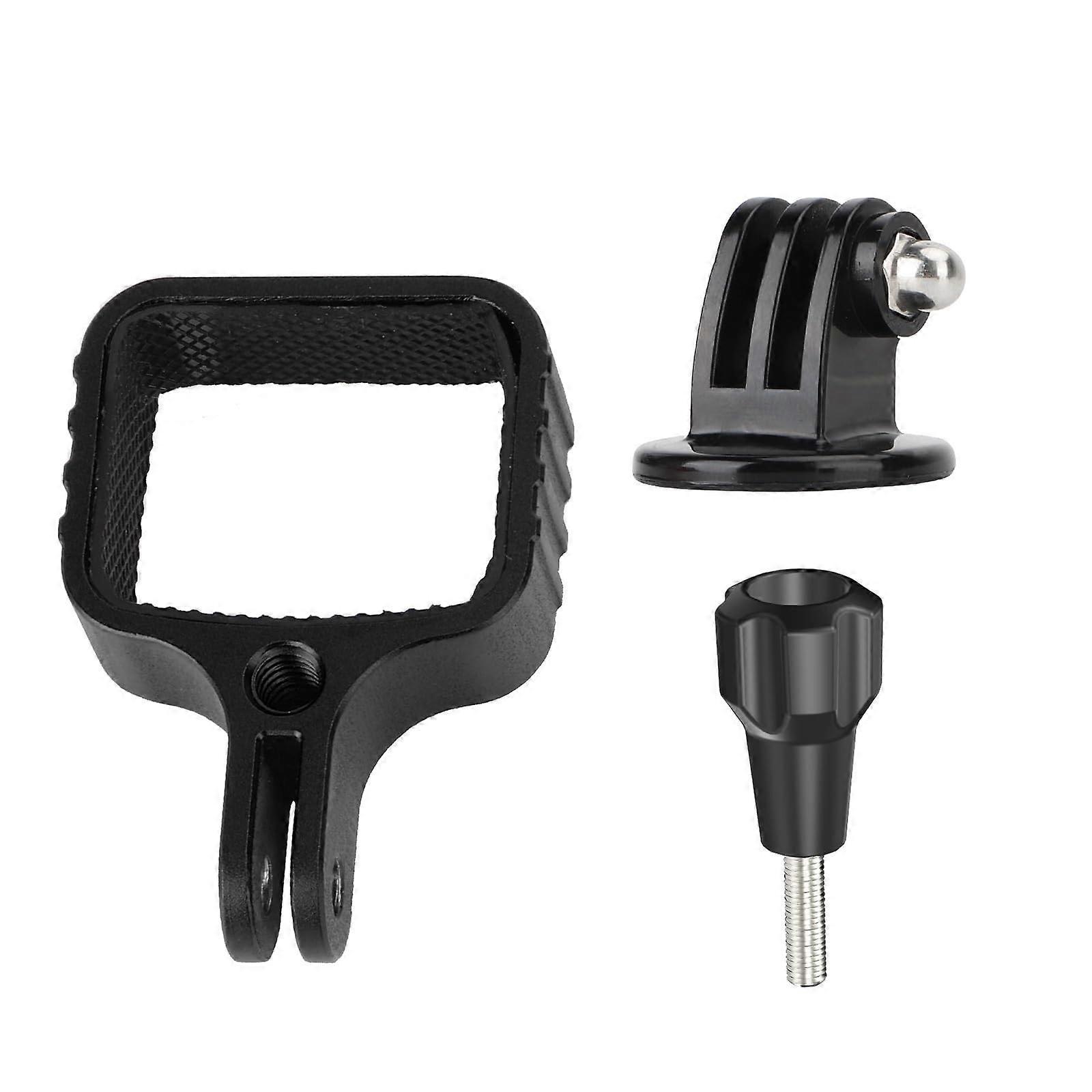 DJI Pocket 3 Metal Adapter Expansion Head Pan Camera Fixed Frame Bracket Compatible with Osmo Pocket 3 Accessories Black
