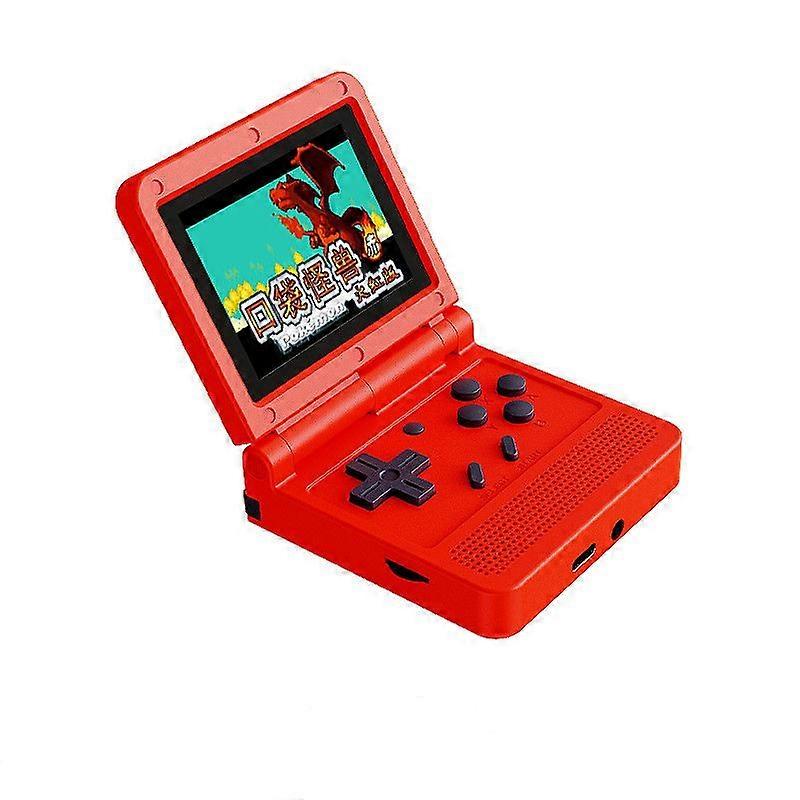 POWKIDDY V90 Console portatile retrò con schermo IPS da 3 pollici, 16 giochi A3GK Rosso