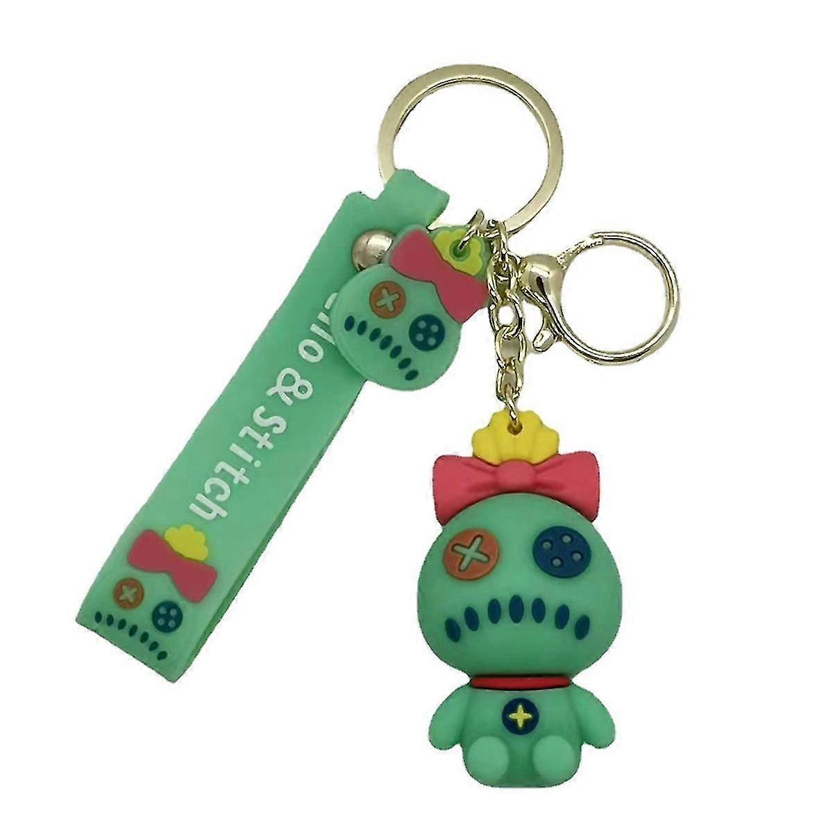 Lilo Stitch Anime Key Chain Key Ring Bag Pendant Keyring Christmas Gift