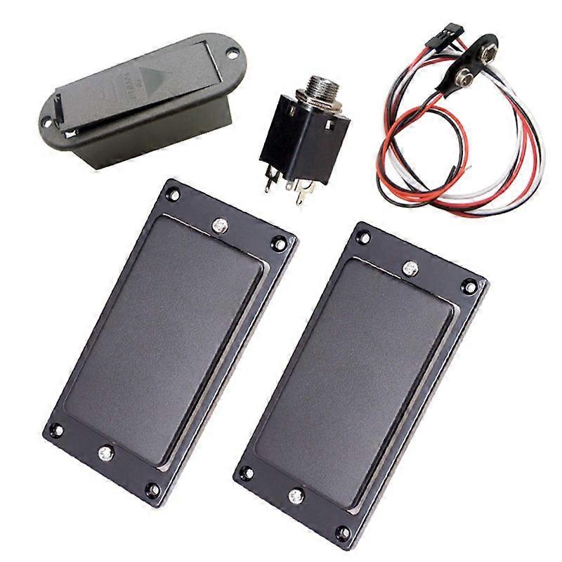 Active Pickup Battery Cover Humbucker Pickups for 6-String Electric Guitars