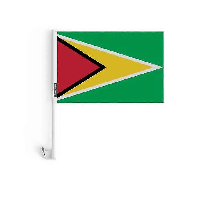 Flag - Multicolored - Guyana - 10 pieces - 14 x 21 cm - Polyester