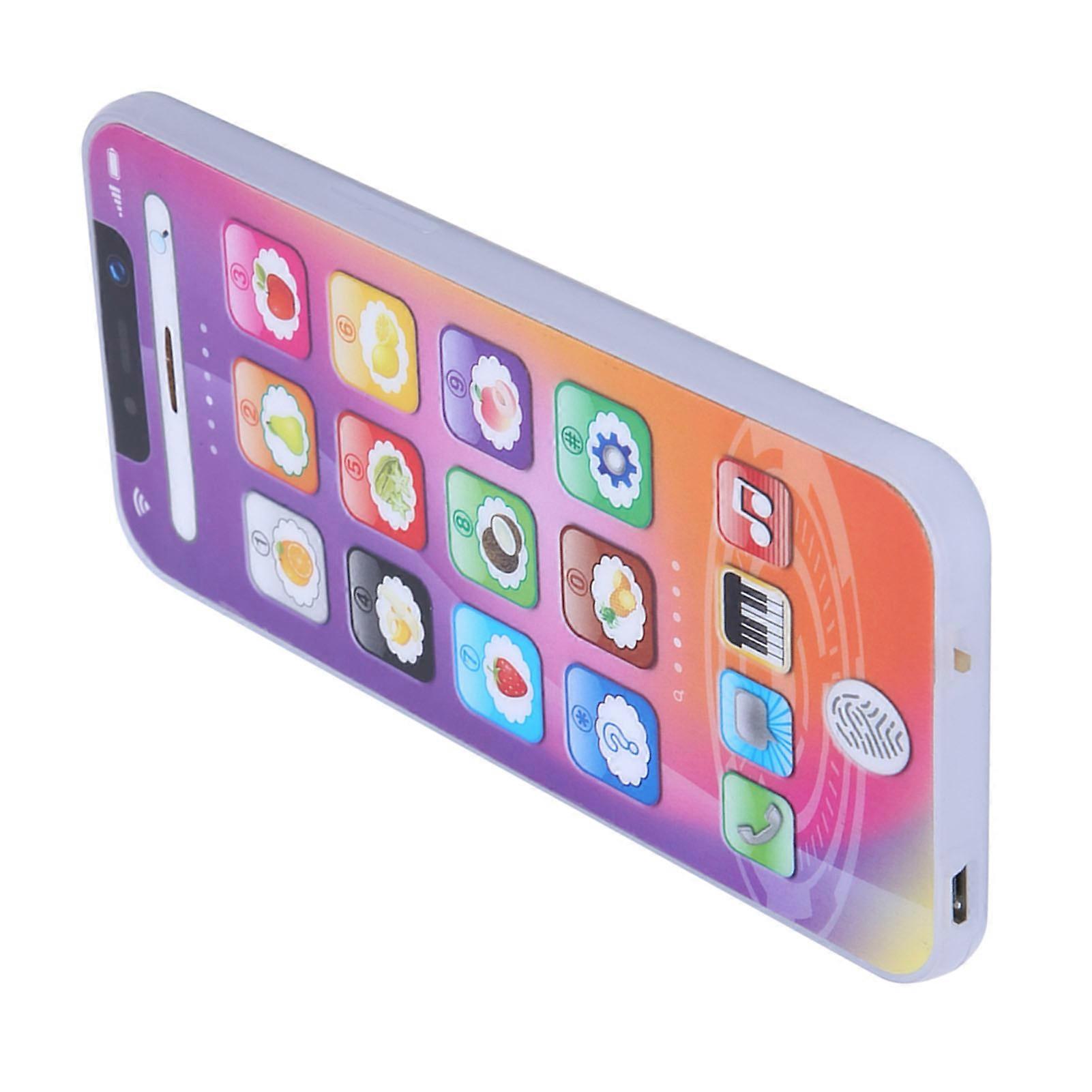 بيبي لايت ميوزيك لعبة تعليمية هاتف أرجواني 3.7 فولت 200 مللي أمبير بطارية