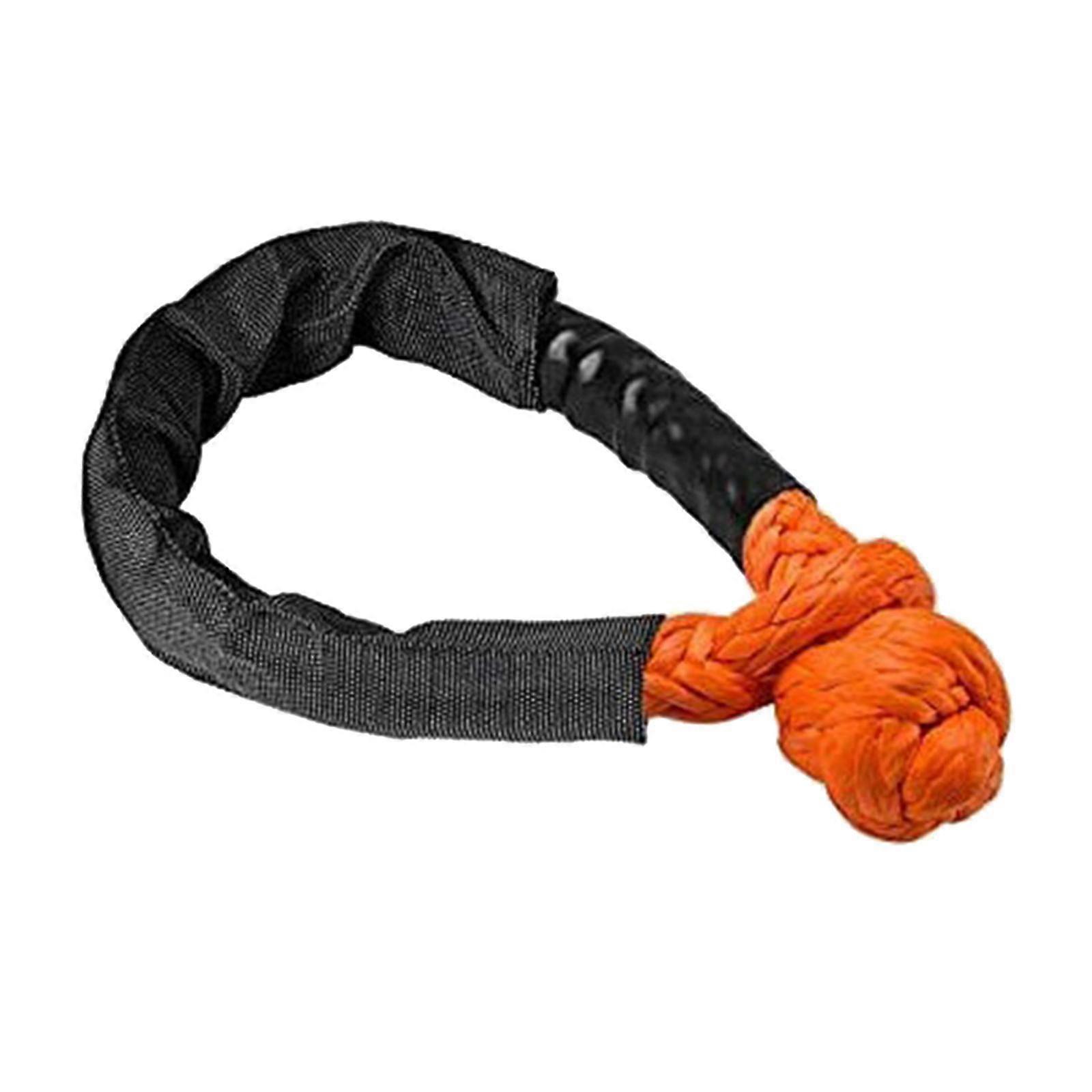 Synthetic Soft Shackle Winch Rope with Protective Sleeve for Towing