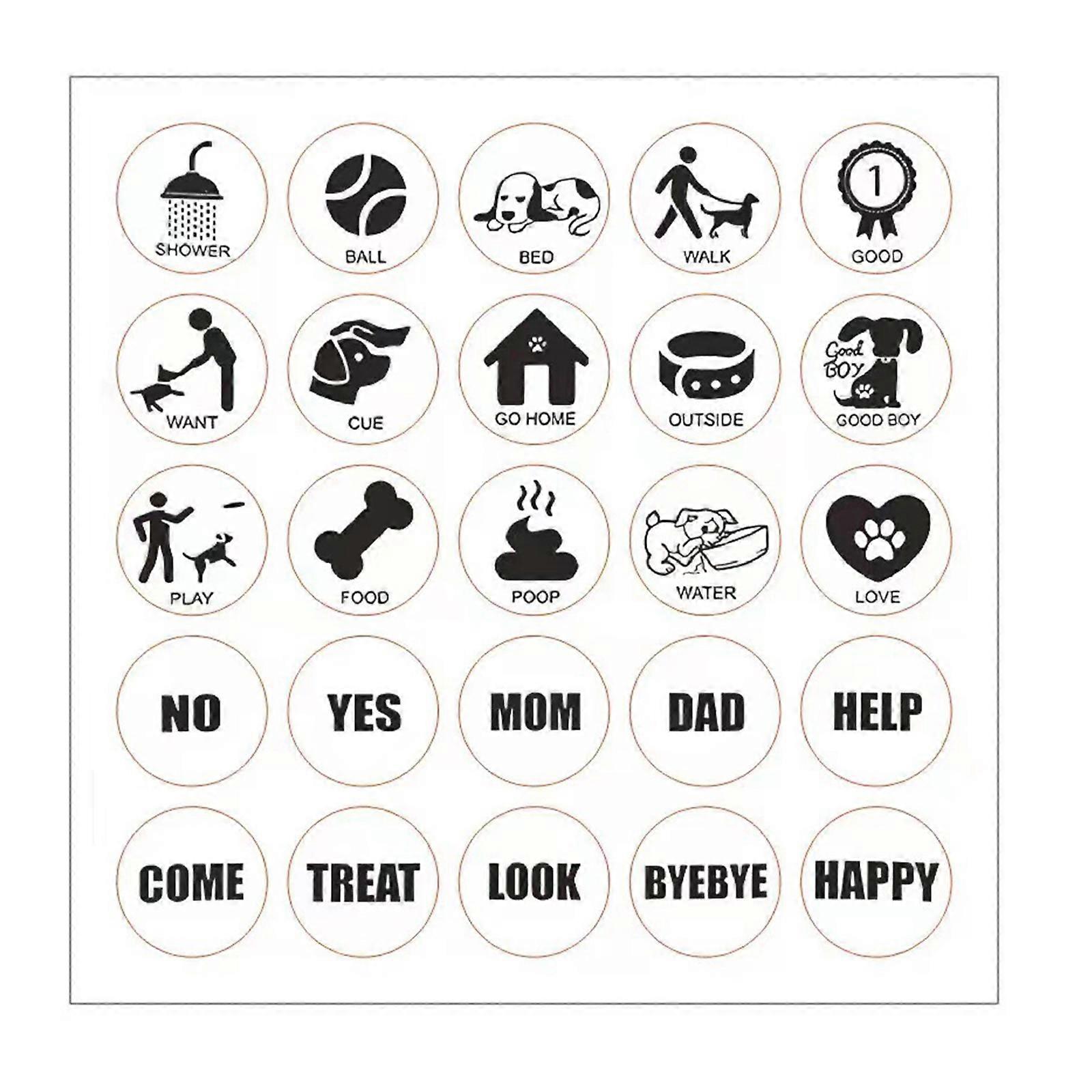 Talking Button for Dogs Recording Sound Button Party Birthday Gift for Pet Teach Dog to Talk Interesting Game