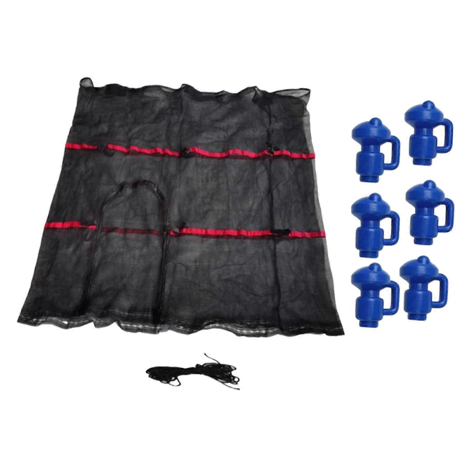 Trampoline Net Space Saving Foldable Breathable for Jumping Outdoor Adults