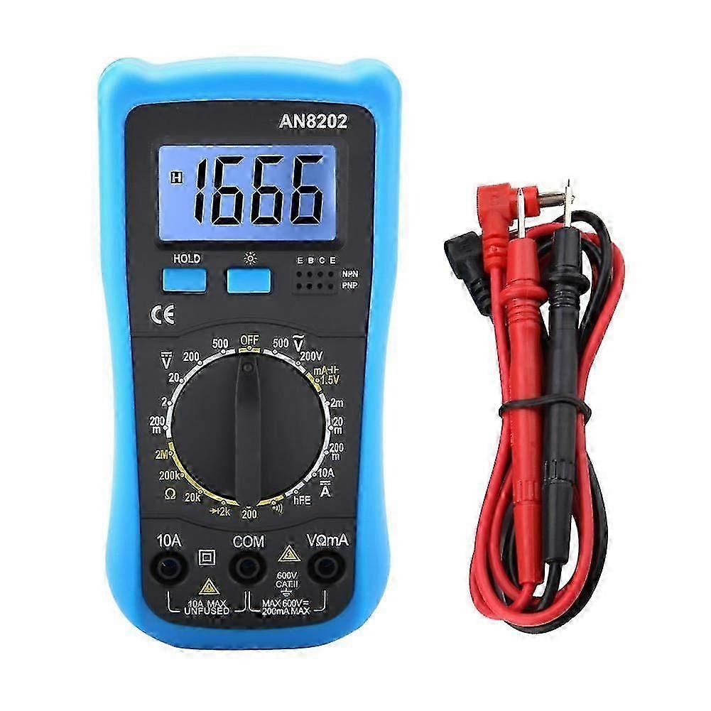 Multimeter, Digital Lcd Backlight Multimeter Ac/dc Voltmeter Ammeter Ohmmeter Tester Digital Lcd Multimeter Ac/dc Ohmmeter Voltage Ammeter Macaron