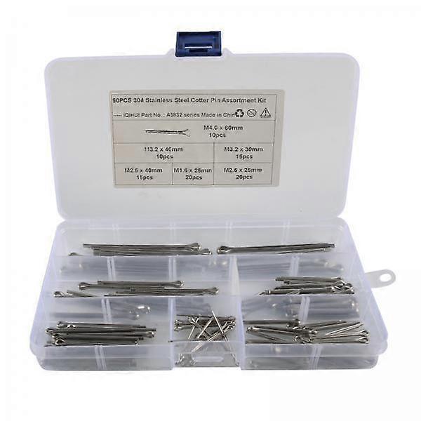 4x Cotter Pin Assortment Kit with Storage Box Straight for Garden Equipment Car