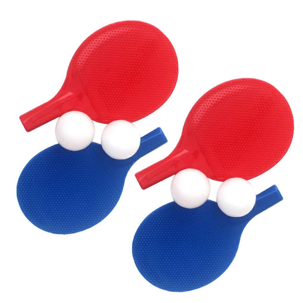 red table tennis racket made of plastic for paddle racket