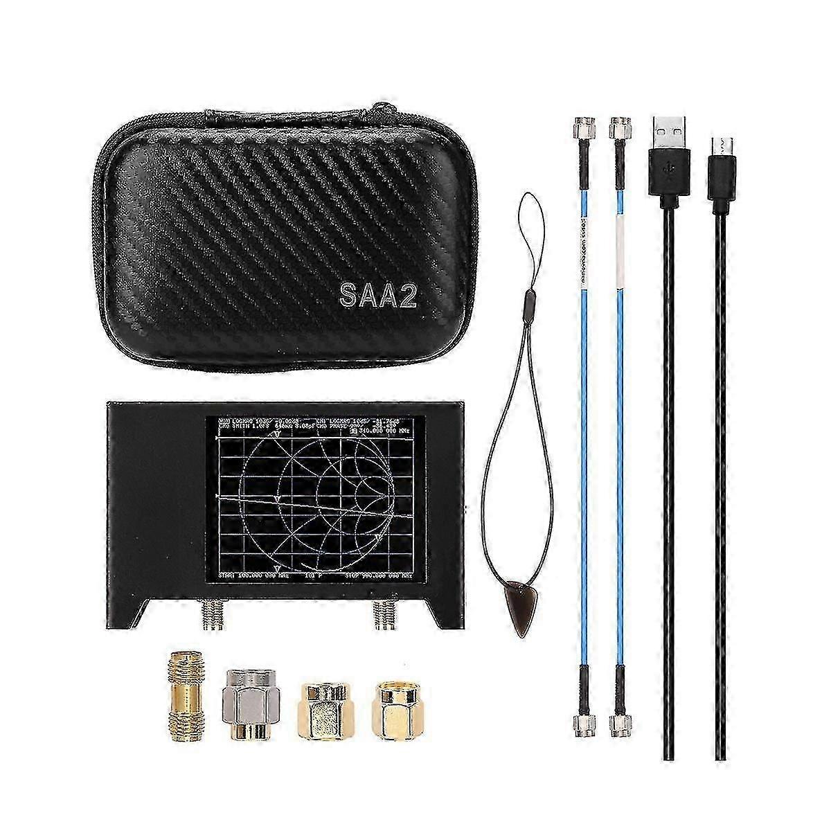 NanoVNA V2 2.8 Inch TFT Touch Screen 3G Vector Network Analyzer SAA2 Shortwave Antenna Analyzer HF