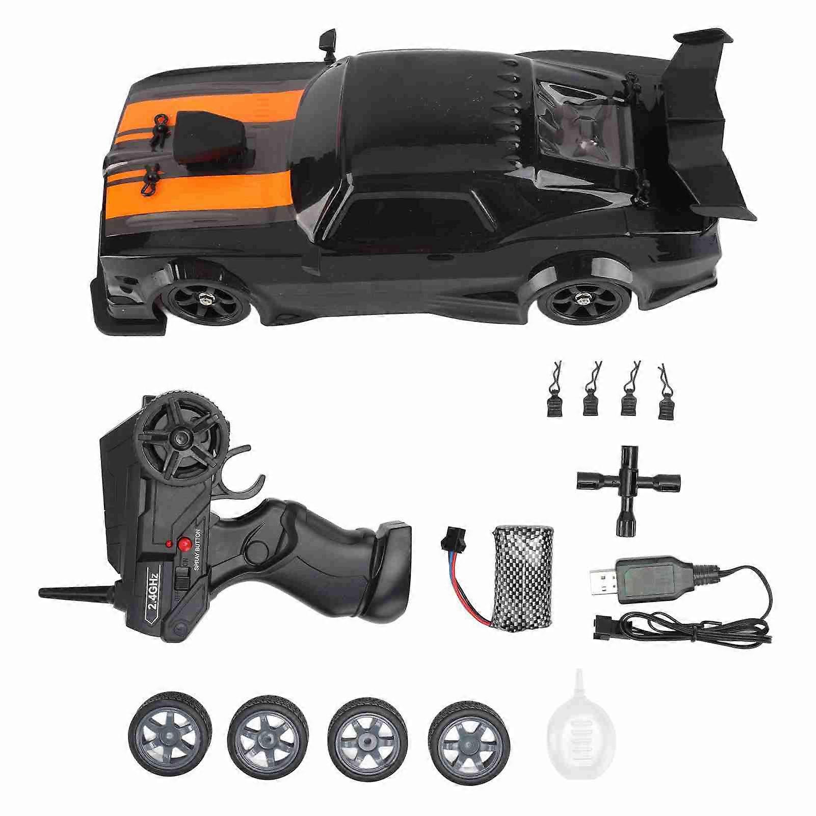 1:16 Remote Control Drift Car 4WD Simulation Design Includes Battery for Body Excludes Controller Battery Suitable for Ages 6+ Durable Materia