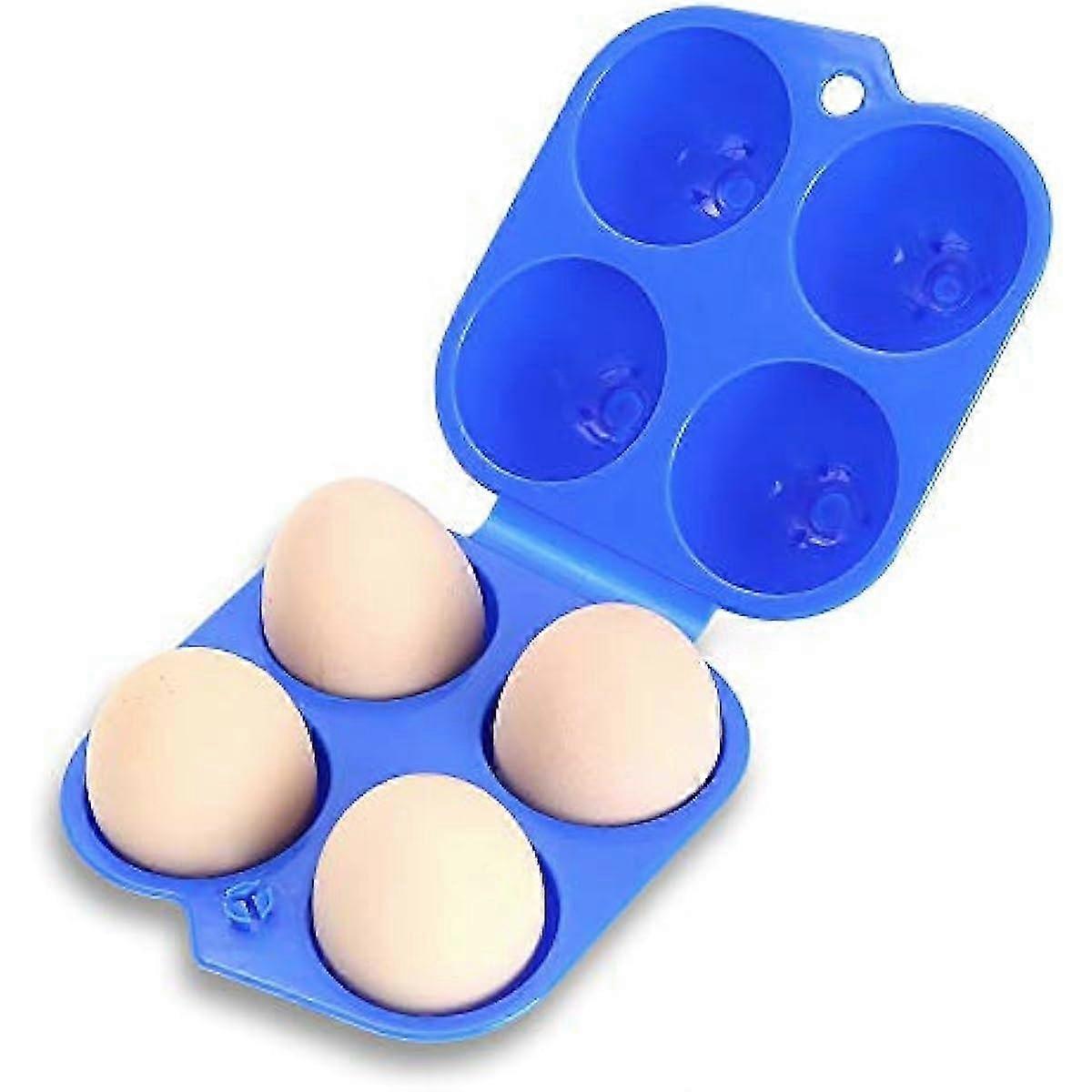 Portable 4 Egg Storage Box Shockproof for Outdoor Camping