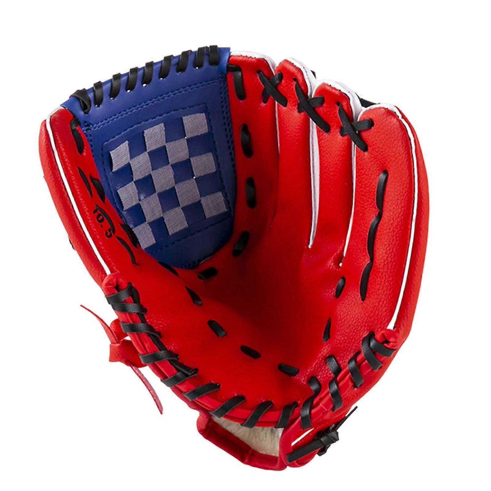Linke Hand Baseball Übung Handschuh PU Leder Field Glove für Kinder Erwachsene Softball Übung Ausrüstung Schwarz Größe M