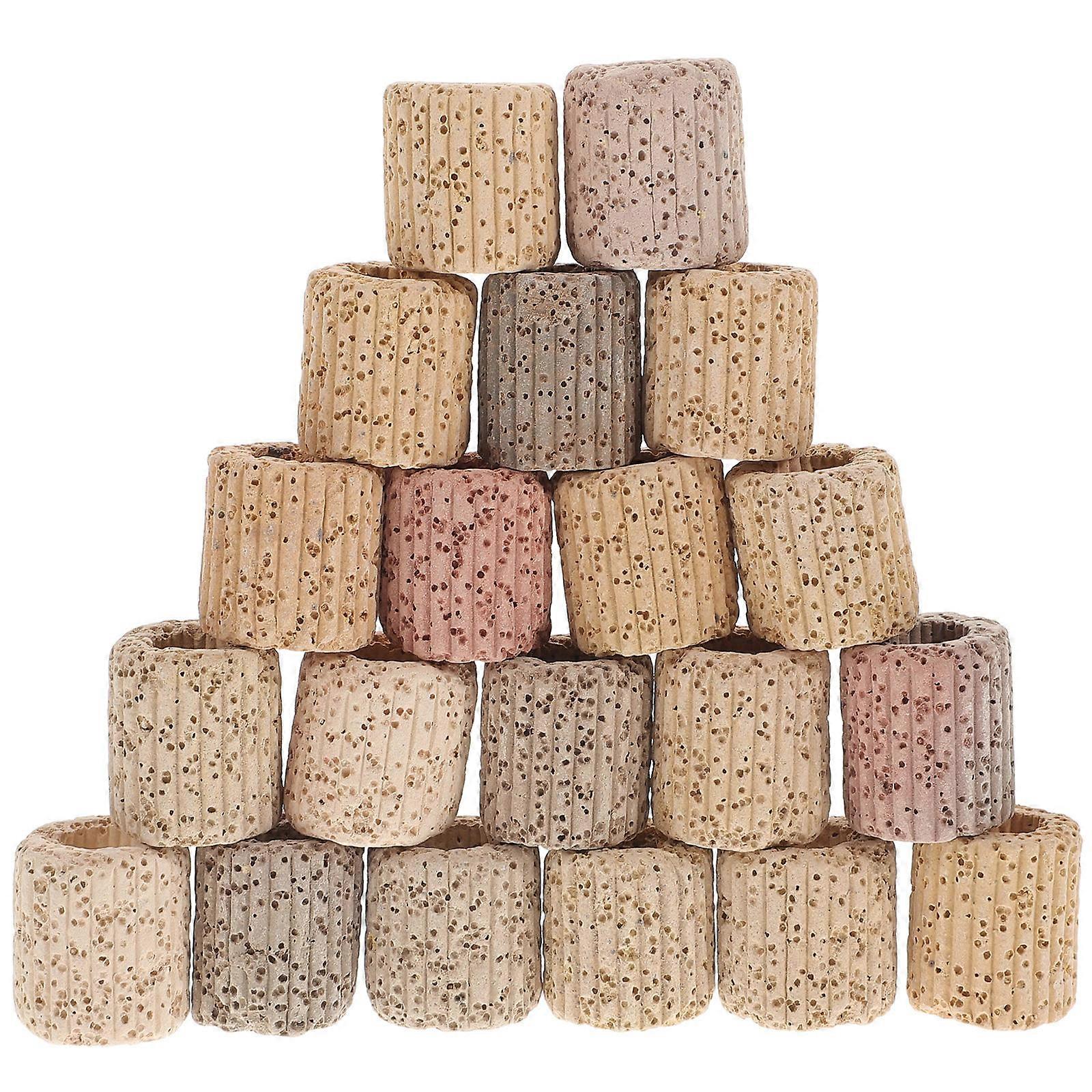 حلقة ثابتة للمحطة تحت الماء ، بناء فخاري ، محسن لديكور الخزان المدمج