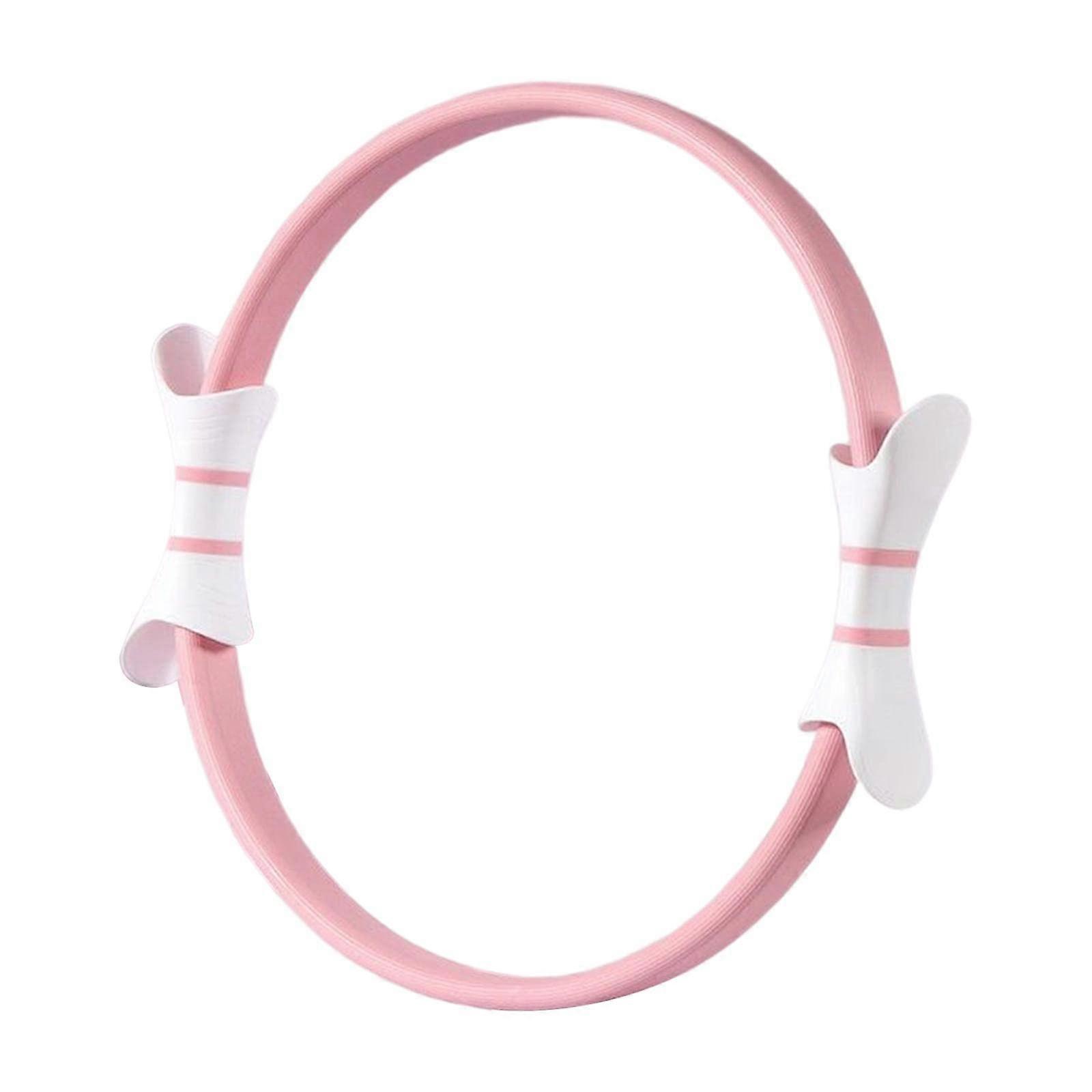 Pilates Resistance Ring with Two Handles for Yoga and Muscle Exercise, Bodybuilding Training for Legs and Thighs - ROSA