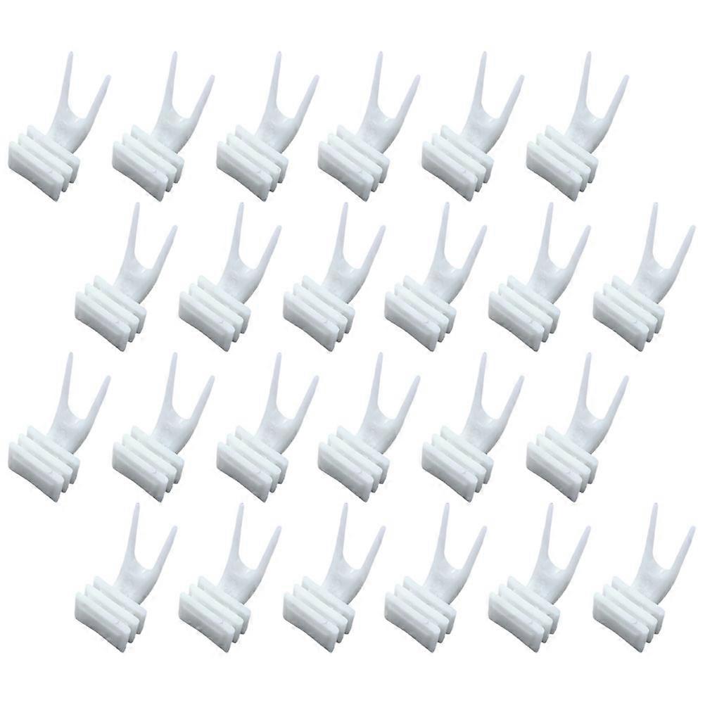 50pcs Durable Bird Food Forks Parrot Fruit Vegetable Skewers for Feeding & Play Easy Eating for Small Birds