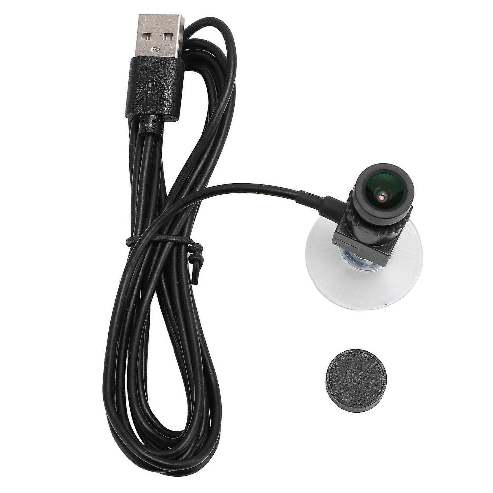 2MP 1080P USB Webcam Plug and Play, Clear Sound, 90 Degree Fixed Focus, Center Screen, for PC Laptop