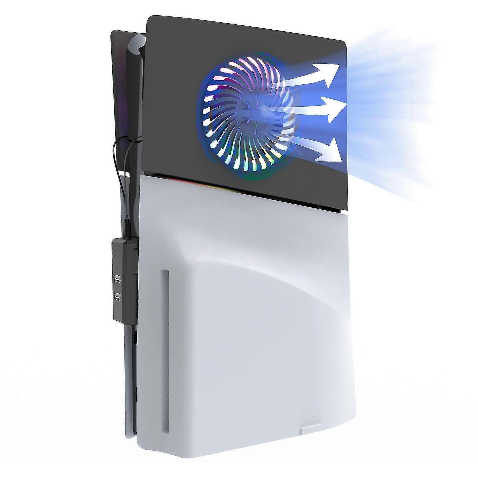 Faceplates Replacement for PS5 Slim Console, Hard ABS Shockproof Anti-Scratch Dustproof Console Case Replacement Plate Shell for PS5 Slim