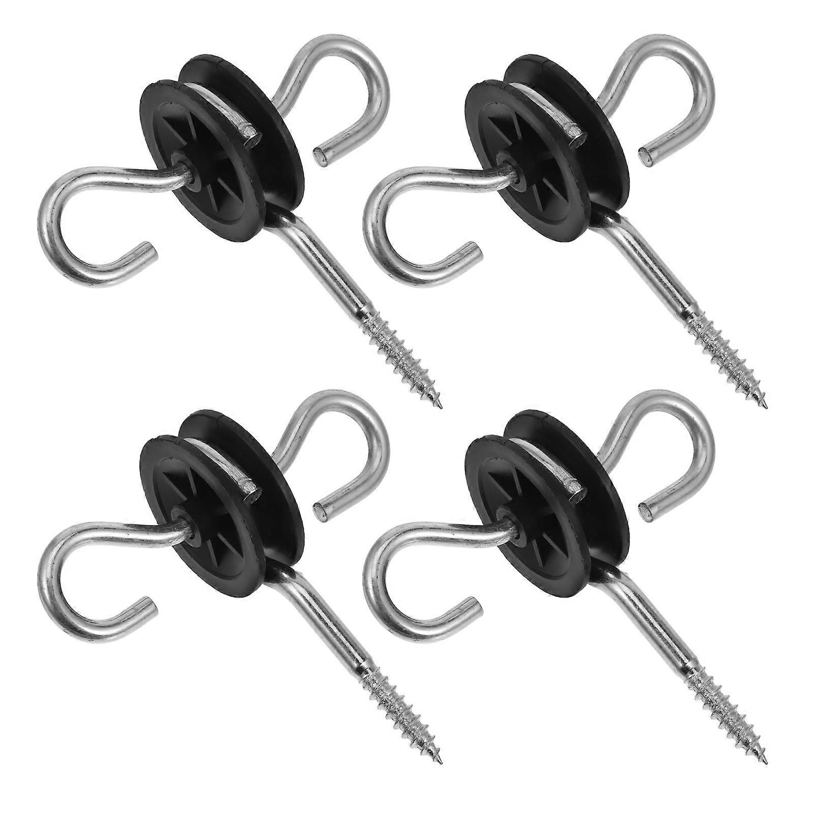 Electric Fence Wire Connector Screw-In Gate Handle Insulator For Cattle Fencing Conductive Secure Connection 4Set