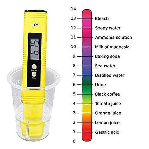 Automatic calibration suitable for aquariums Pocket pH meter with 0.01 accuracy LCD display 0-14PH