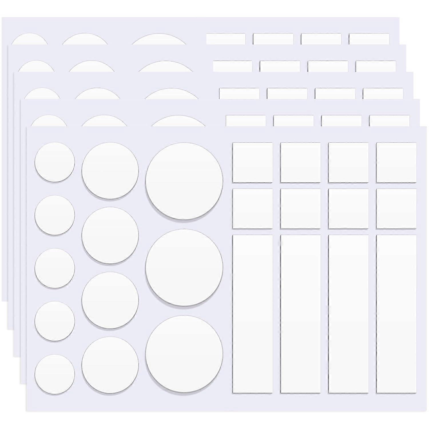 120 Pcs Clear Double Sided Adhesive Dots - Small Removable Adhesive Dots - Double Sided Stickers - For Home, Office