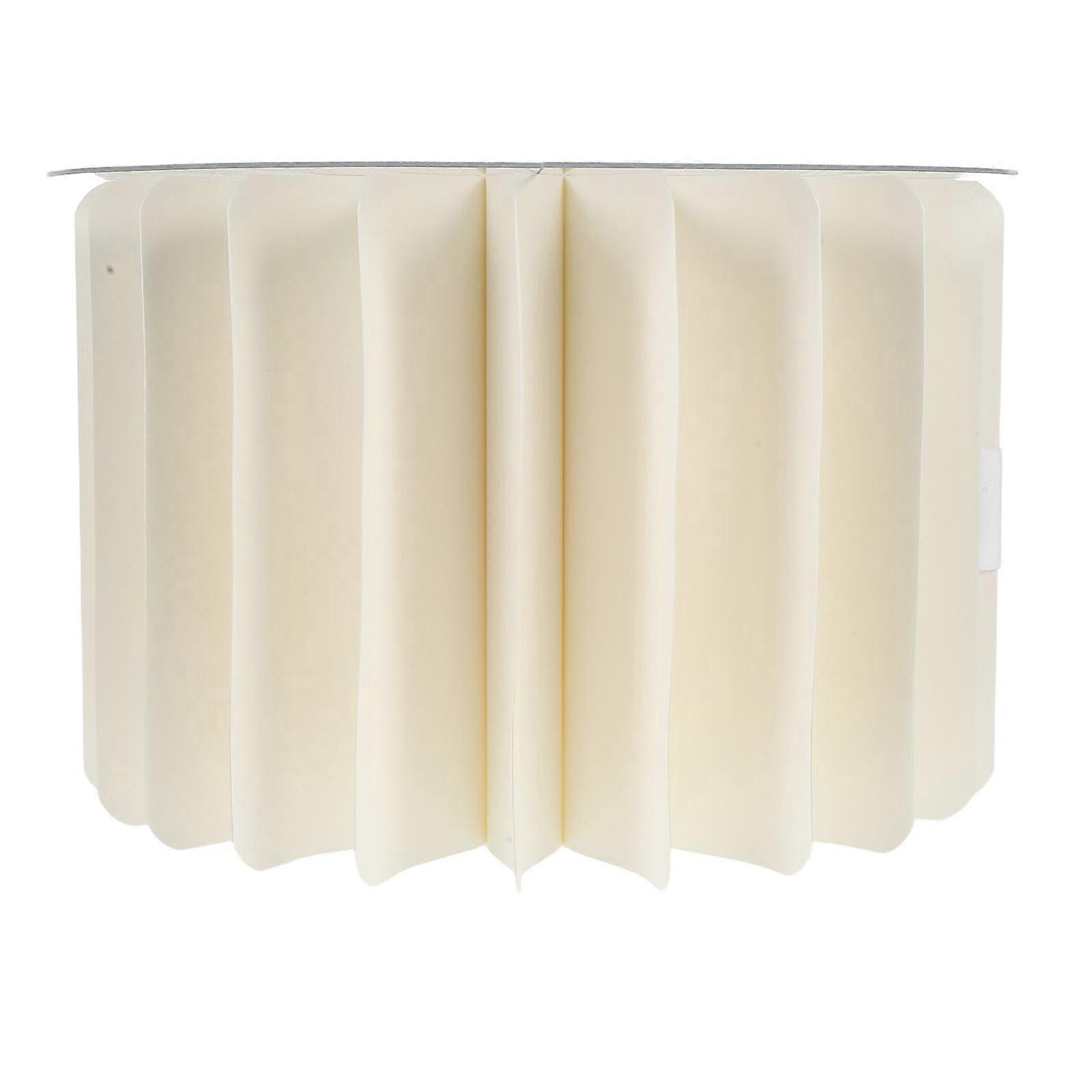 Round Cylinder Pedestal Stand For Party Decorations Multifunctional Roman Column Cake Stand Beige 30.00X30.00X19.80CM Foldable 1Set