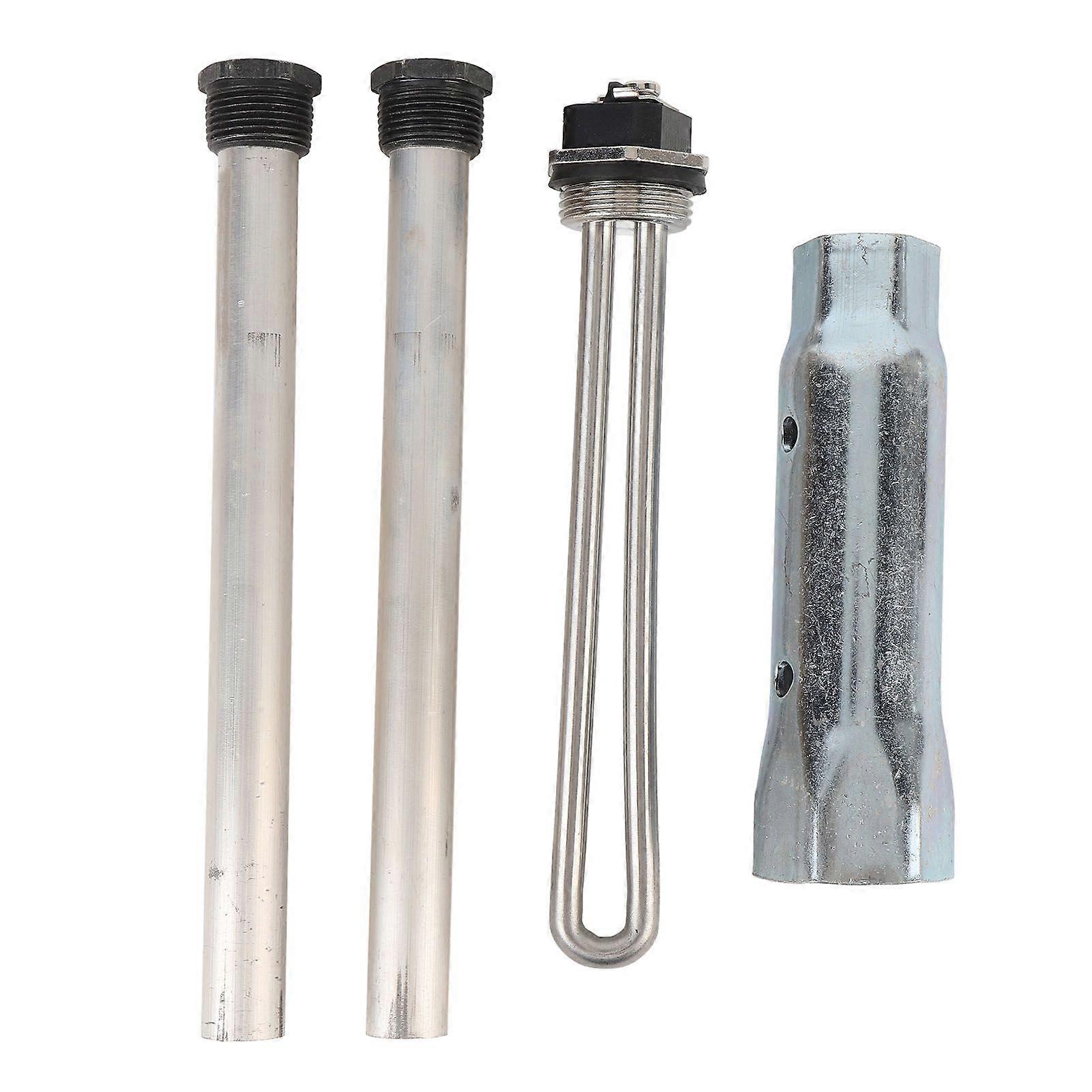 4Pcs RV Water Heater Element with Wrench Socket Anode Rods 520900 Metal Enhanced Performance for RV Water Heater MK81805