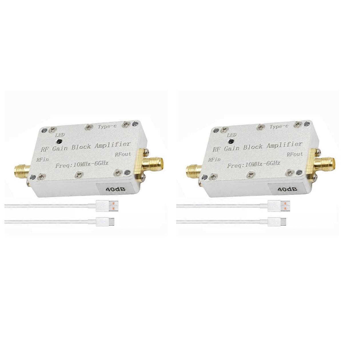 LNA 10M-6GHz Gain Amplifier High Flatness Power Amplifier 40dB