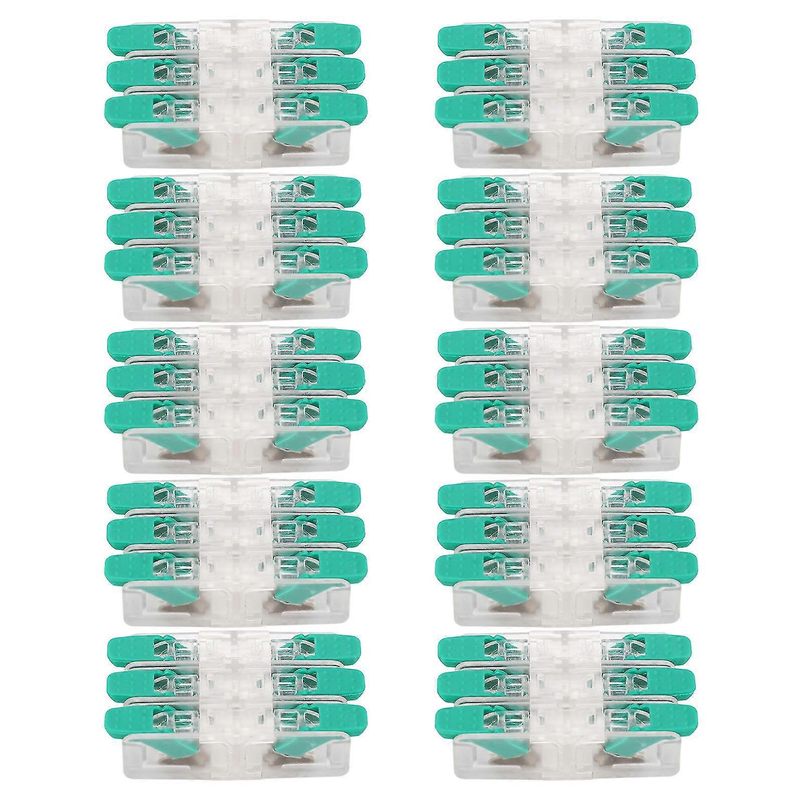 10PCS 3-in-3 Out Quick Wire Connector 0.5-6mm² 41A 450V Terminal