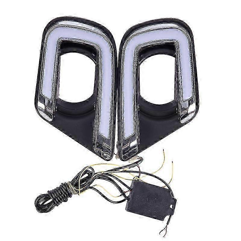 12V LED Daytime Running Lights and Fog Lamps for Vehicles Suitable for Journey Freemont Models from 2014 to 2016
