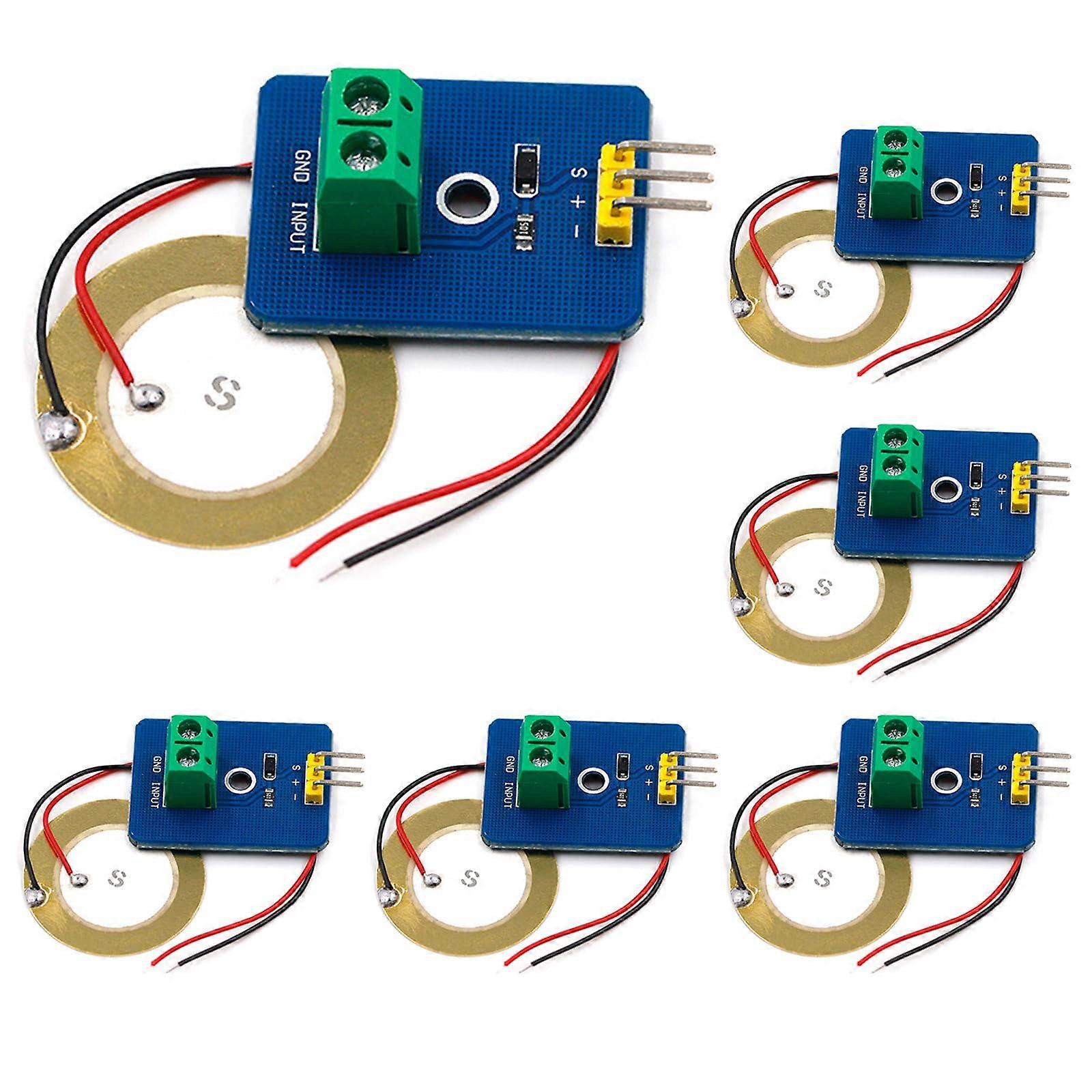Ceramic Piezo Vibration Sensor Module 3.3V 5V Analog Output for Arduino DIY Pack of 6