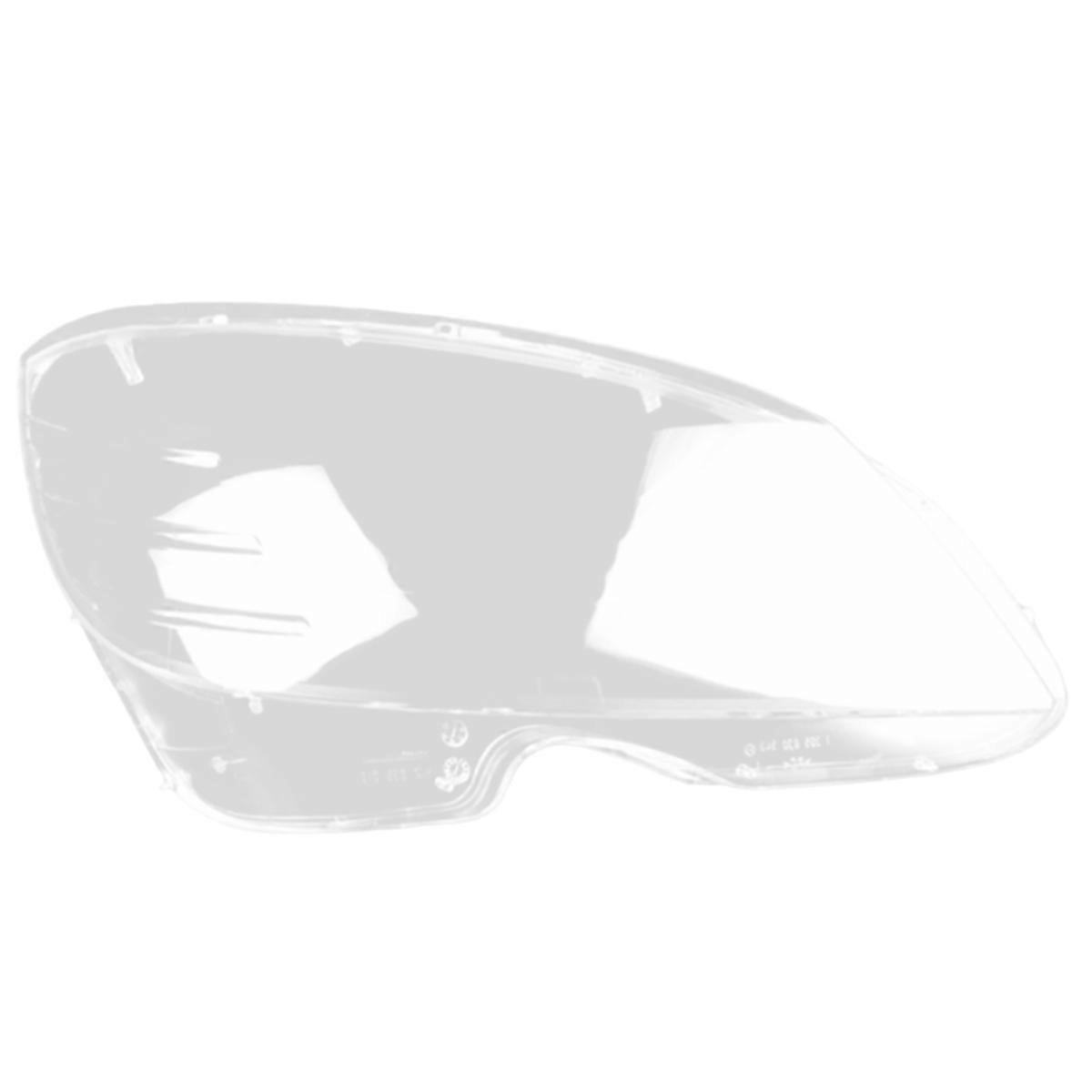 Car Front Headlight Cover Lampshades Lamp Shell Headlights Lens Cover for C-Class W204 2007-2010 Ri
