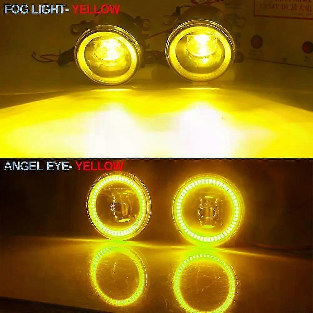 2 X Angel Eye Fog Light For Nissan Cube (Z12) 2009 2010 2011 2012 2013 2014 Car LED Fog Daytime Running Lamp DRL 30W 8000LM