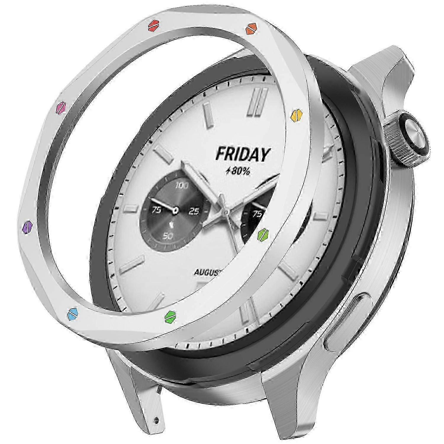 For Xiaomi Watch S4/S4 eSIM Version/S3/S3 eSIM Version Bezel Ring 316 Stainless Steel Bezel Loop