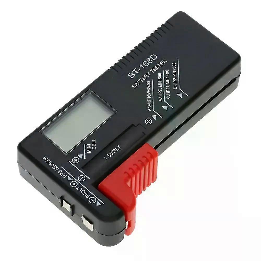 BT-168D Battery Tester Universal Digital LCD Tester AA AAA CD 9V 15V Button Cell Voltage Battery Voltage Tester