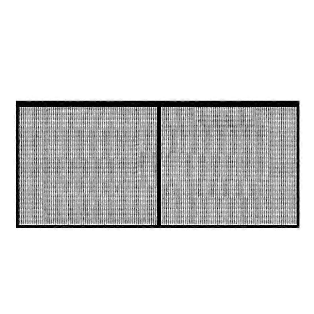 Removable Insect Screen for Garage Doors, Handmade DIY Door Screen 200cm x 400cm, Easy to Assemble and Pass Through