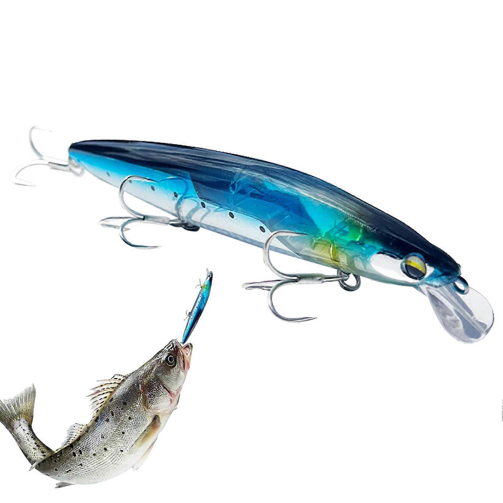 Artificial Fishing Lure with Floating Tractor Design, Realistic Bass Bait for Freshwater and Saltwater