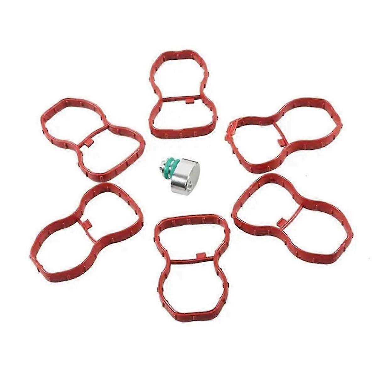 Intake Swirl Flap Delete Blank Plug With Manifold Gaskets For E70 F01 F07 F10 F25 N57 E90 E91 E92 Engine